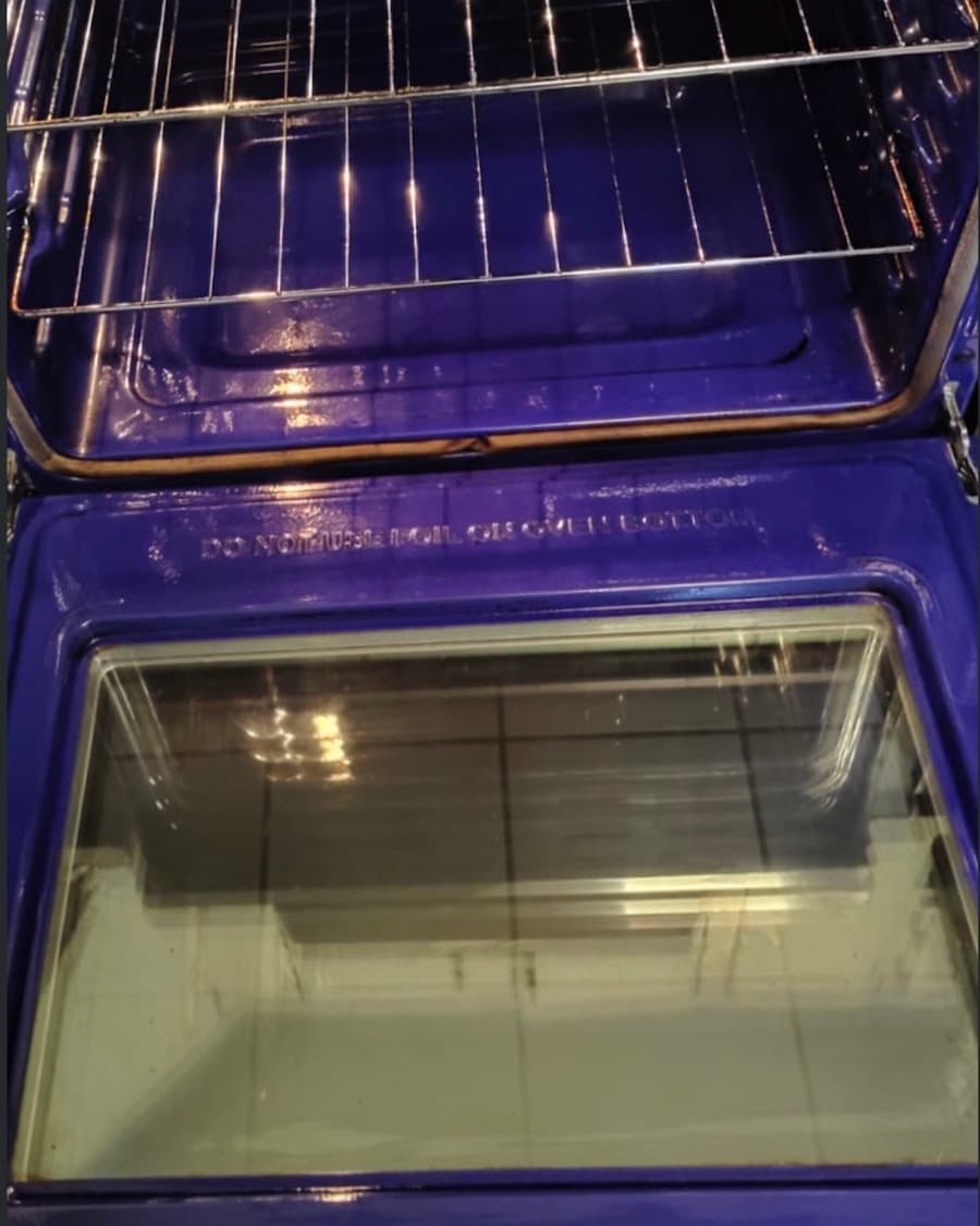 After: Oven restoration